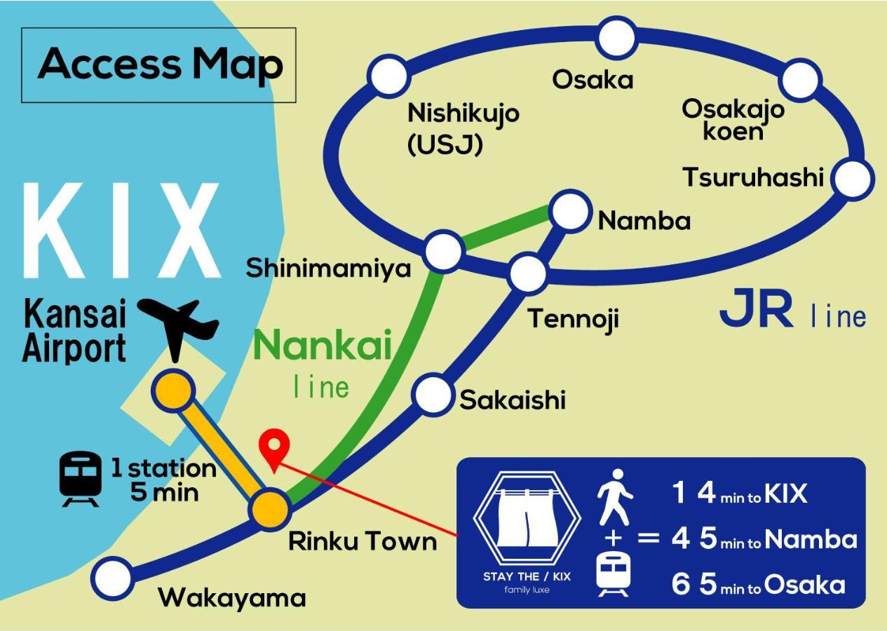 Apartment Hotel Stay The Kansai Airport Izumisano Eksteriør bilde